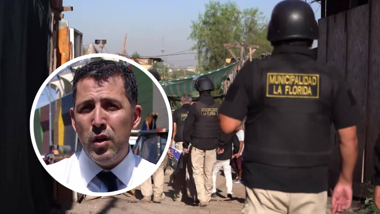 Alcalde de La Florida recibió amenazas por desalojo en la Toma Dignidad