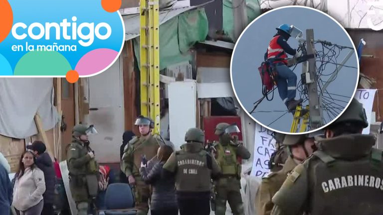 Inminente desalojo en toma Dignidad: Inician cortes de luz por demolición en La Florida