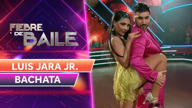 ¡SE LA JUGÓ TODA! Luis Jara Jr. sacó los prohibidos con una atrevida bachata en Fiebre de Baile
