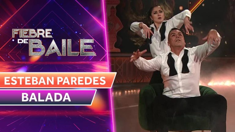 ¡JUGANDO CON UN ESPEJO! Esteban Paredes sorprendió con impecable presentación en Fiebre de Baile