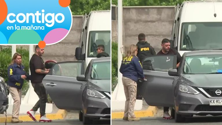 VIDEO | Detenido por desaparición de Krishna Aguilera es trasladado a tribunal de San Bernardo