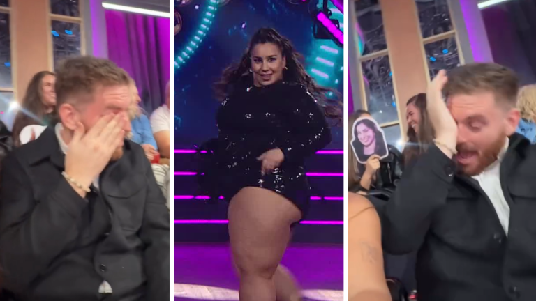 VIDEO | Esposo de Cata Days rompió en llanto tras su debut en Fiebre de Baile