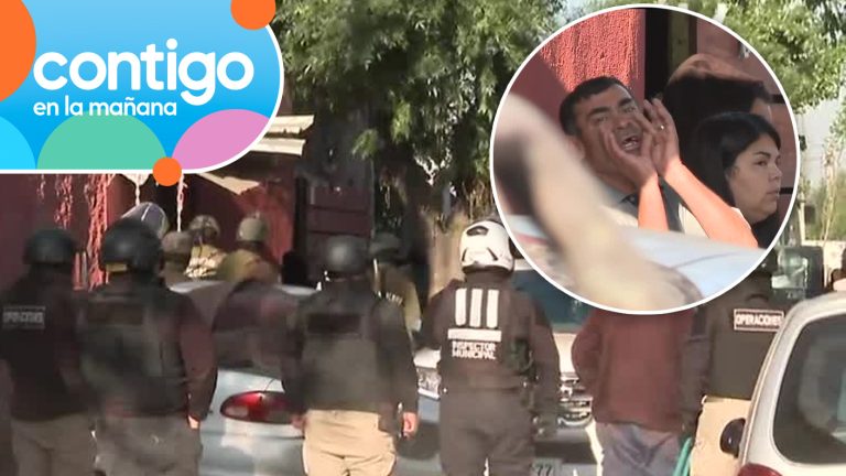 Equipo de Contigo en la Mañana fue amenazado EN VIVO en medio de demolición de animita en La Florida