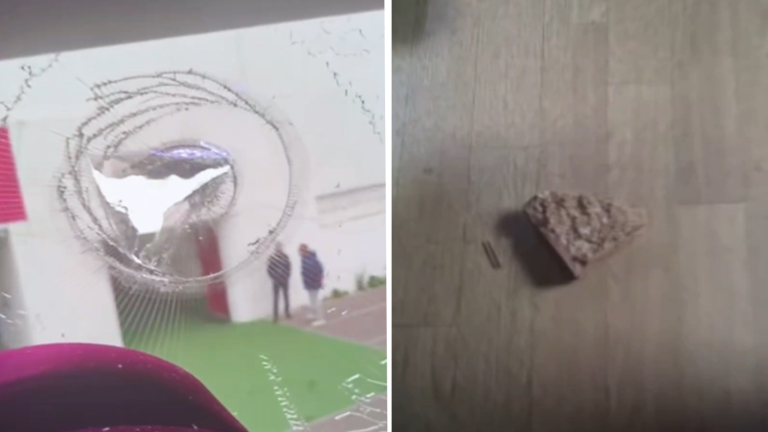 VIDEO | Los agarraron a piedrazos: Jugador de Lanús grabó ataque de supuestos hinchas de la U al bus