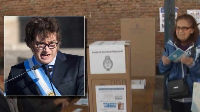Primeros resultados de elecciones en Argentina muestran respaldo a Milei