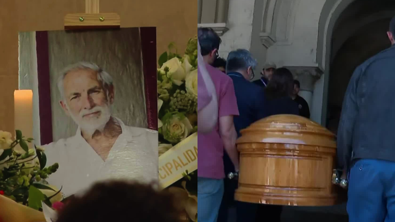 El último aplauso para Héctor Noguera: Actor recibió emotiva ovación en su velorio