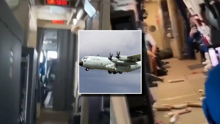 Turbulencia extrema: Minutos de terror dentro de avión en pleno huracán Melissa