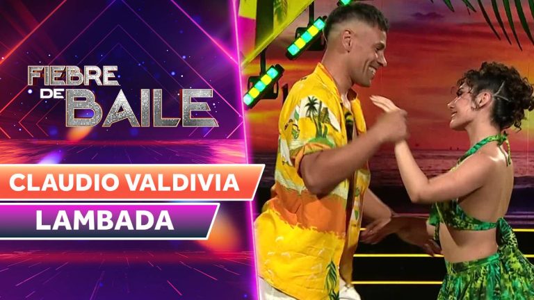 ¡Una lambada muy coqueta! Claudio Valdivia hizo de las suyas con calurosa presentación