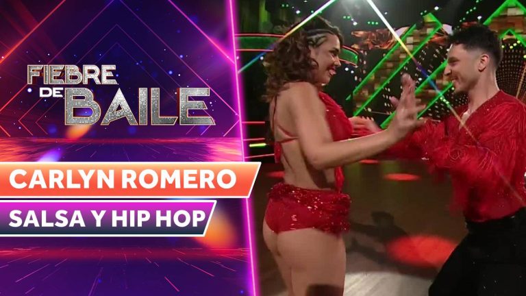 ¡NO ESTABA TUMBADA! Carlyn Romero sacó todo su sazón con una intensa salsa EN VIVO