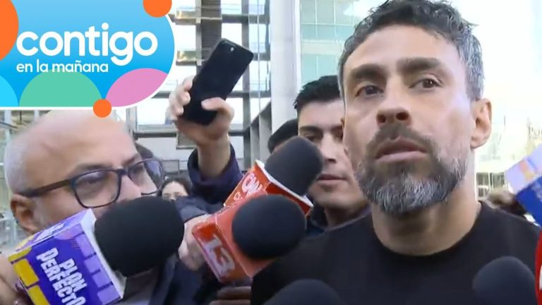 VIDEO | Jorge Valdivia tuvo compleja llegada al Centro de Justicia: “¿Puedo decir algo?”