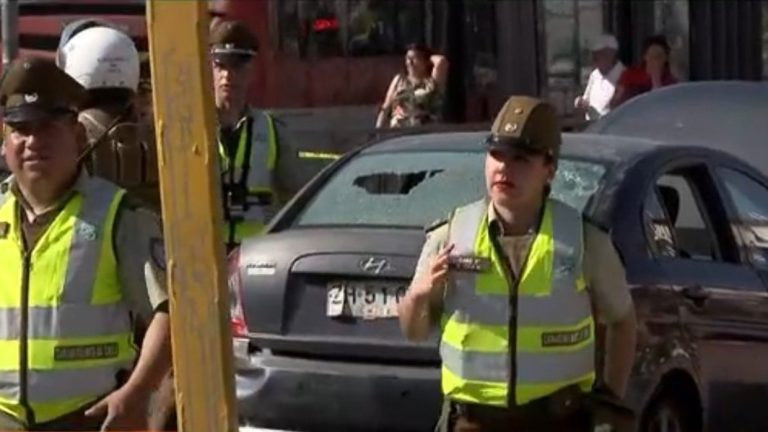 Conductor intentó atropellar a Carabineros: Fiscalización terminó en balacera en San Ramón