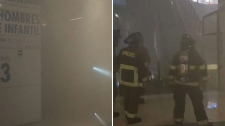 VIDEO | Costanera Center lleno de humo: Así se ve el interior del centro comercial por incendio