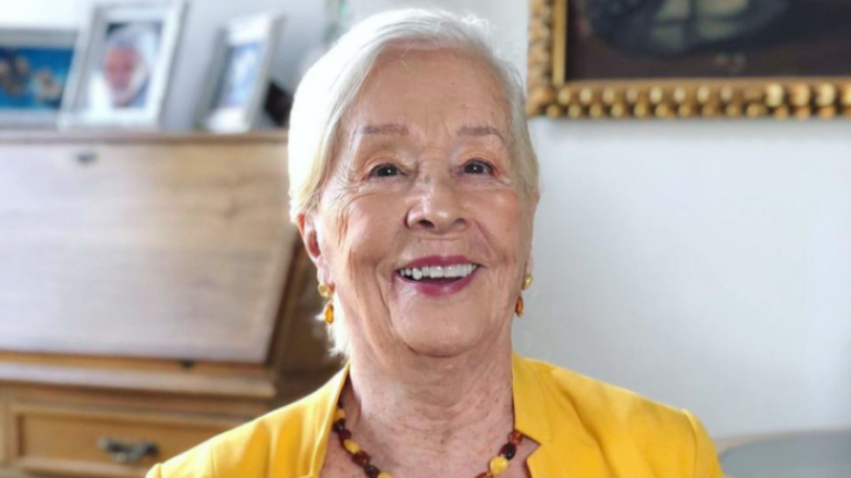 “Disfrute a concho”: Delfina Guzmán reapareció en redes sociales a sus 97 años