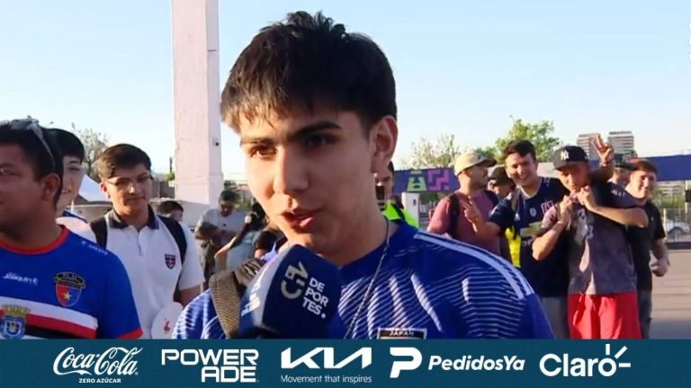 Hincha chileno no ocultó su emoción por ver a Japón en el Mundial Sub 20: “Los sigo hace rato”