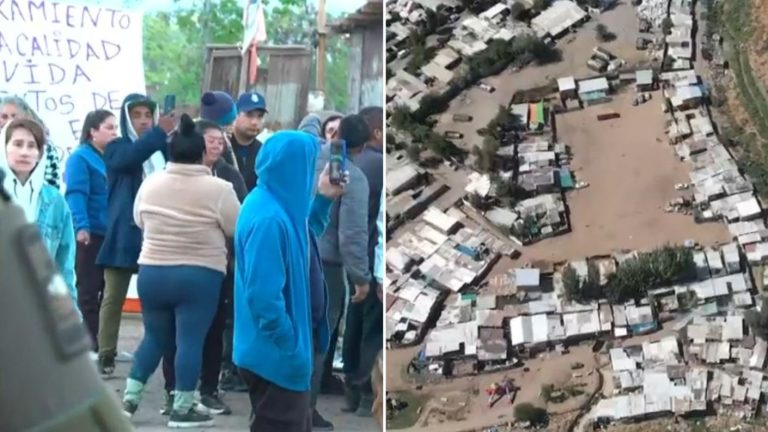 Tenso inicio de desalojo en toma Dignidad: 194 familias deberán dejar el lugar en La Florida