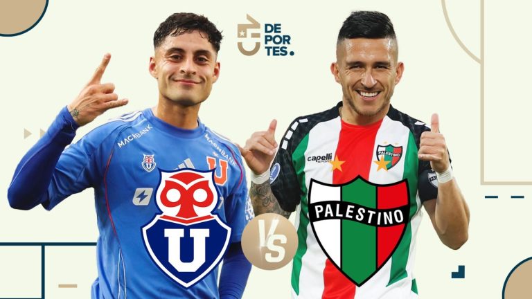 U. de Chile vs Palestino: Dónde ver EN VIVO y ONLINE el partido por Liga de Primera