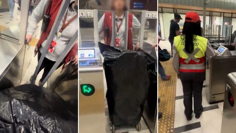 “¡No puede ingresar!”: Viralizan a funcionaria de Metro que no dejó pasar a supuesto vendedor ambulante