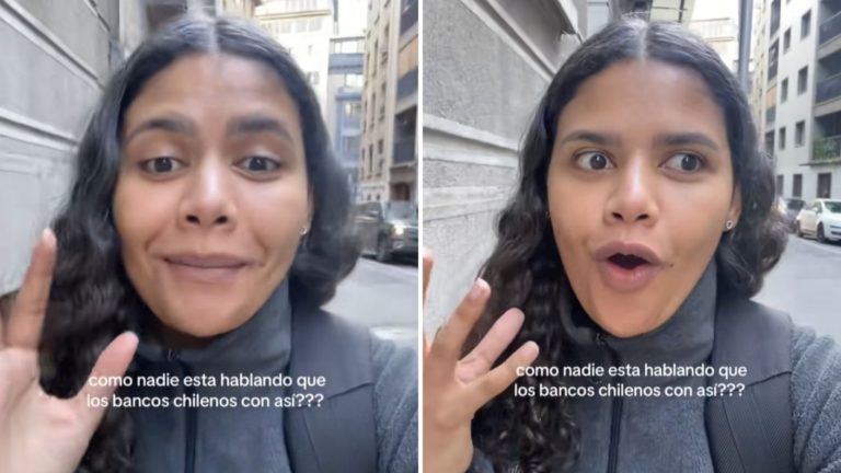VIRAL | Brasileña impactada con sorpresiva diferencia de seguridad en bancos chilenos