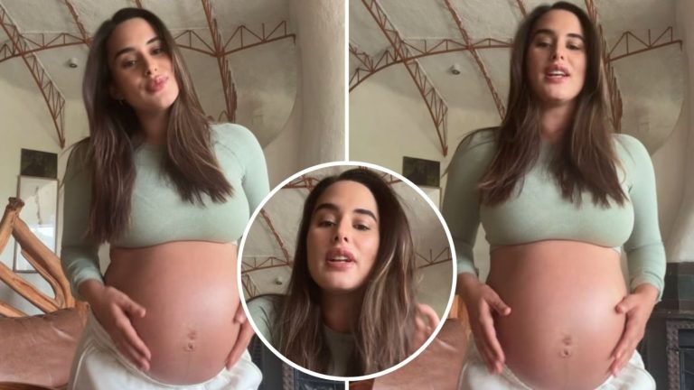 “Estoy muy cansada”: Meli Noto desmintió rumores de parto tras 40 semanas y 2 días de gestación