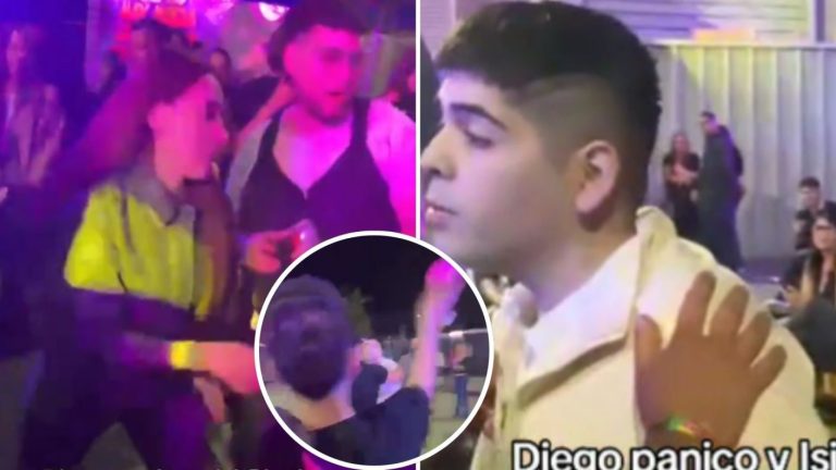 Zamarreo, patada y vasos volando: Revelan VIDEO de la pelea entre Isi Glock y Diego Pánico
