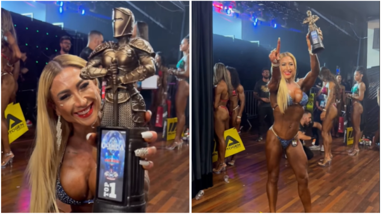¡Orgullo chileno! Nicole Moreno gana el primer lugar en Mrs. Olympia Brasil 2025