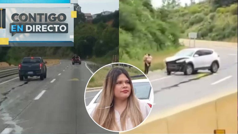 “Fue algo intencional”: Madre e hija se salvaron de accidente por aceite derramado en la carretera