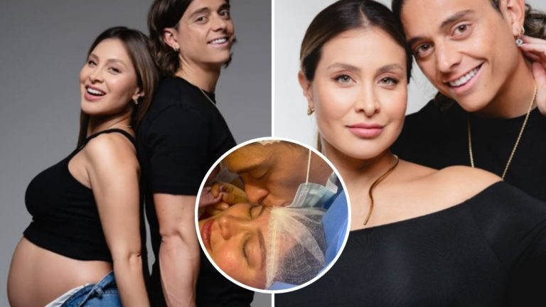 FOTOS | “Te adelantaste”: Sabrina Sosa y Joaquín Montecinos anunciaron el nacimiento de su hijo