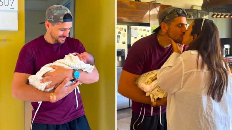 “Llega al corazón”: El tierno registro que compartió Pangal tras el nacimiento de su hija