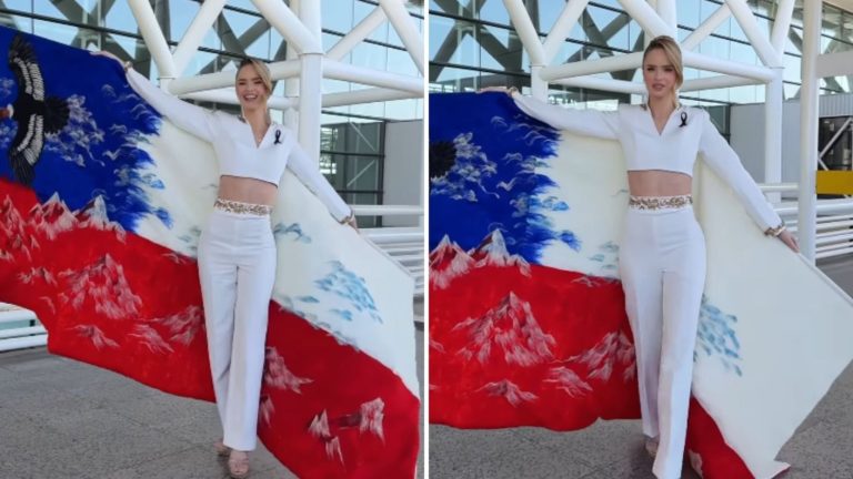 VIDEO | Inna Moll realizó popular grito en su partida a Tailandia por el Miss Universo