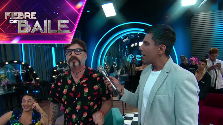 ¡Con todas las ganas de bailar! José Antonio Nepe llegó a Fiebre de Baile