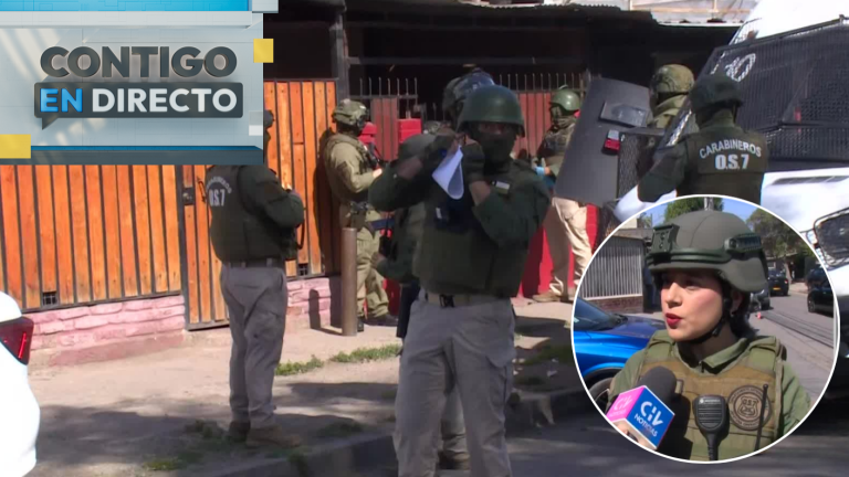 Carabineros allanó 16 domicilios por tráfico: Sujetos huyeron por los techos en medio de operativo