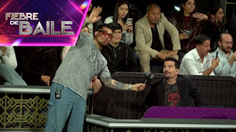 ¡Se pegó el show! Claudio Michaux habló con el público, bailó e incluso recibió halago de Vasco