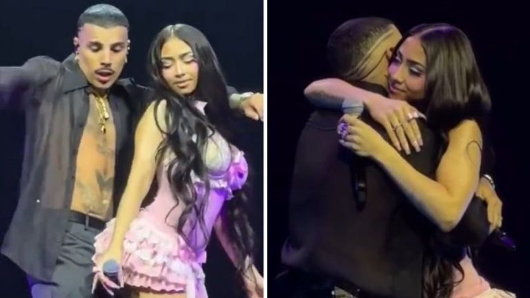 ¡Les pidieron el beso! El coqueteo en vivo de Paloma Mami y Rauw Alejandro tras rumores de romance