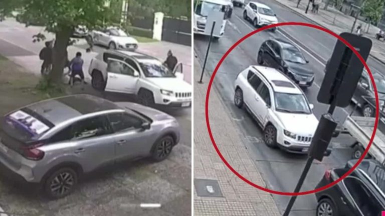 Cuatro adolescentes detenidos tras persecución policial por encerrona en Las Condes