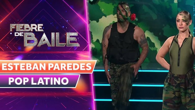 ¡EL SOLDADO DEL AMOR! Esteban Paredes sorprendió con una intensa coreografía en Fiebre de Baile
