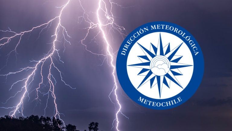 Emiten aviso por tormentas eléctricas en dos regiones extremas del país