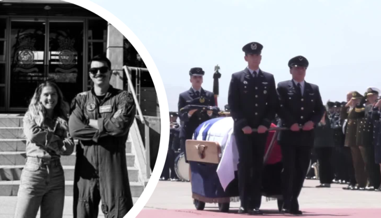 “Siempre fuiste un héroe”: Pareja de piloto fallecido compartió emotivo último adiós