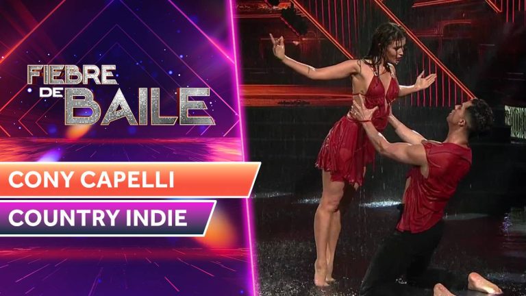 VIDEO | Cony Capelli derrochó sensualidad bajo la lluvia en Fiebre de Baile
