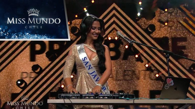 ¡Hizo vibrar con la música! Candidata de San Javier se la jugó como DJ en el Miss Mundo Chile 2025