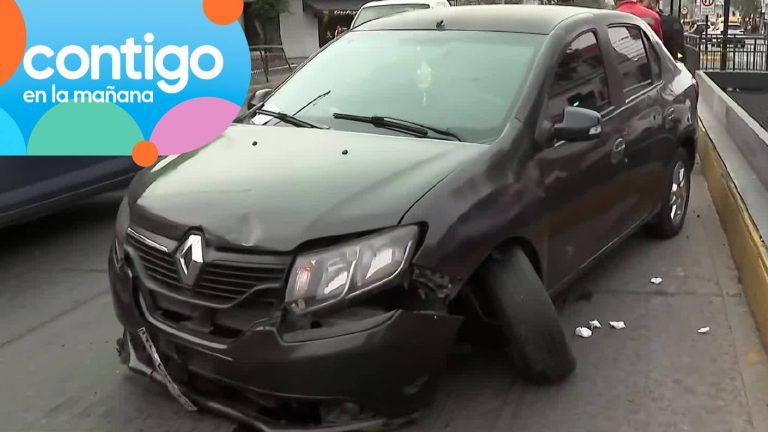 Conductor chocó, huyó y dejó abandonado su vehículo en Gran Avenida: Habría manejado ebrio
