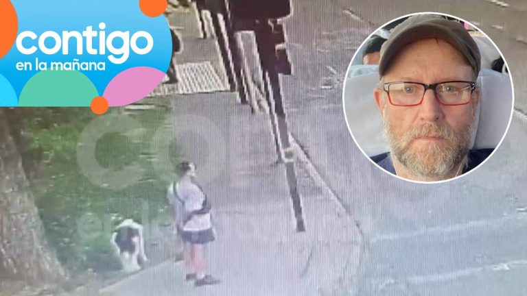 EXCLUSIVO | Revelan video de cuñado después del triple crimen en La Reina: Con bolsa y paseando su perro