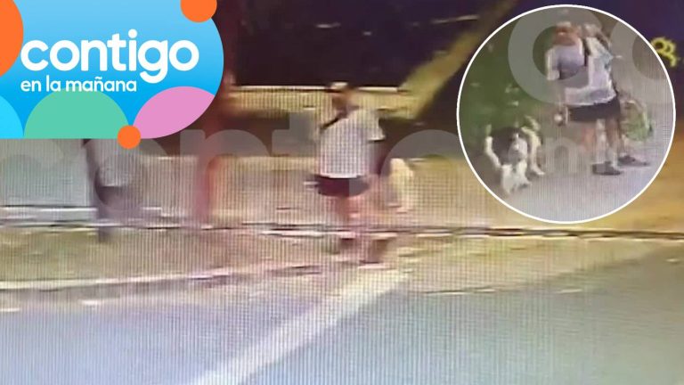 VIDEO | Nuevas imágenes de cuñado después del triple crimen revelarían ocultación de importante evidencia