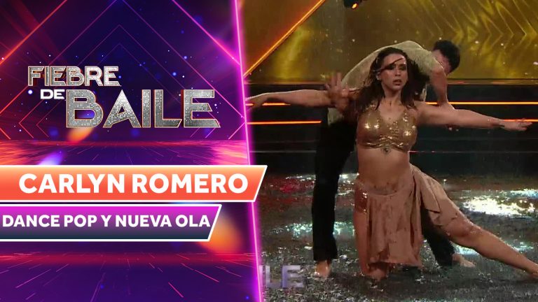 VIDEO | Carlyn Romero brilló con su gran interpretación bajo la lluvia en Fiebre de Baile