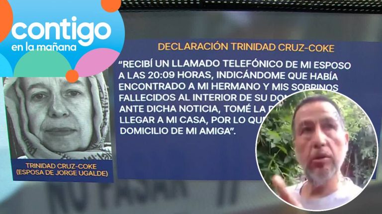 “Recibí un llamado...”: Así se habría enterado la esposa de Jorge Ugalde de la muerte de su hermano y sobrinos