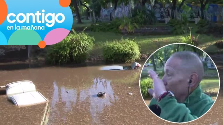 “Escuchamos auxilio”: Vecina relató cómo ayudó a dos conductores atrapados en paso bajo nivel inundado