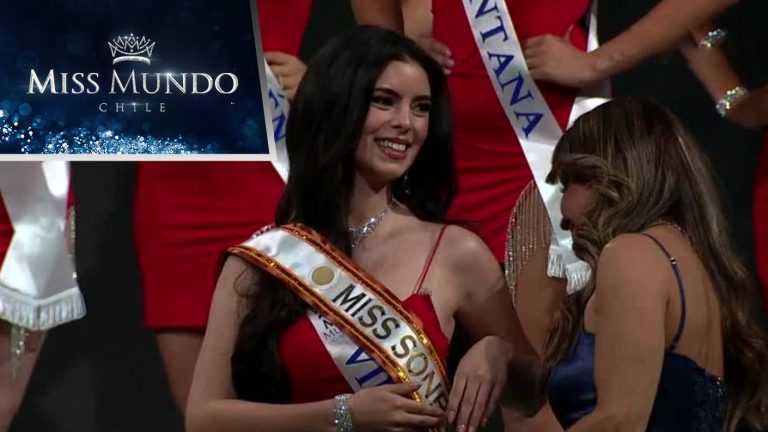 ¡Gran galardón! La representante de Villa Alemana se quedó con el Miss Sonrisa en el Miss Mundo Chile
