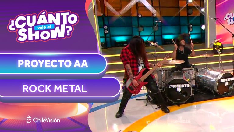 Proyecto AA rompió el escenario al ritmo del rock metal en ¿Cuánto Vale el Show? Míralos ACÁ