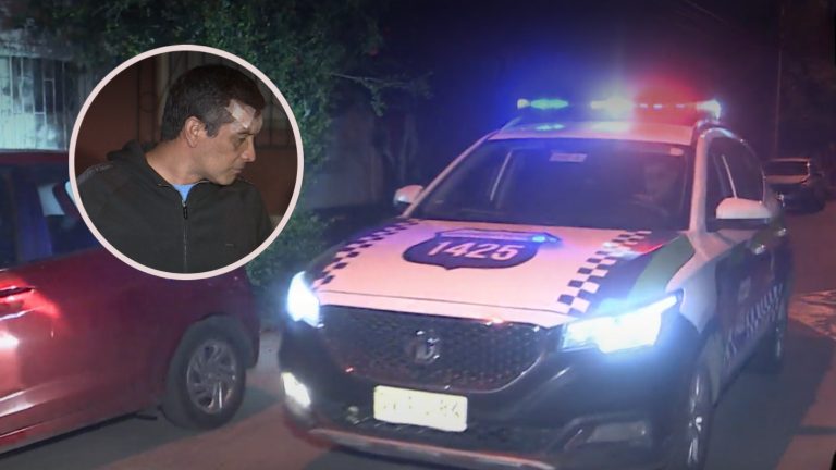 Delincuentes golpean e intentan asfixiar a víctima durante portonazo en Conchalí