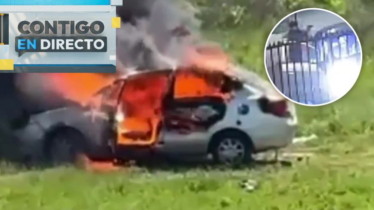 VIDEO | Falsos pasajeros robaron auto y lo quemaron: Así fue el ataque de menores de edad