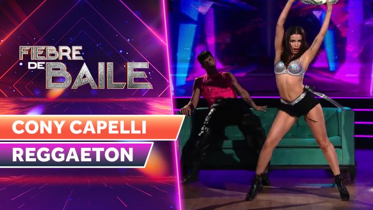 SE PREPARÓ: Cony Capelli deslumbró en la pista con estilosa puesta en escena en Fiebre de Baile